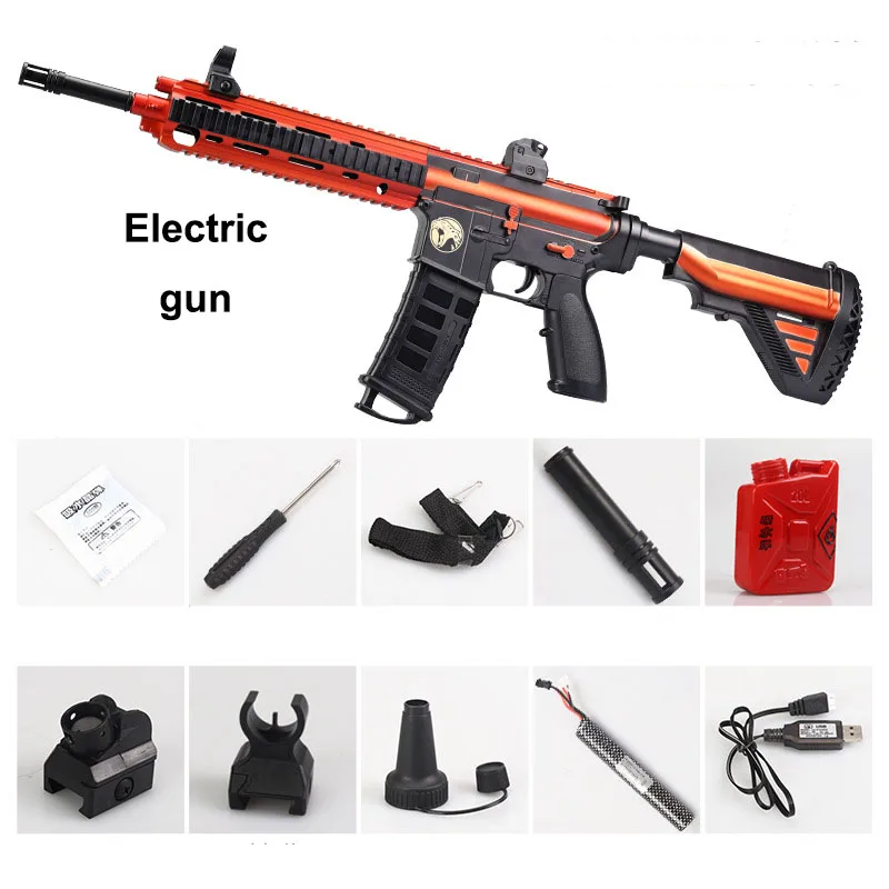Zhenduo M416 игрушка гелевый шар бластерный игрушечный пистолет страйкбол воздушные Пистолеты для детей на открытом воздухе хобби Рождественский подарок