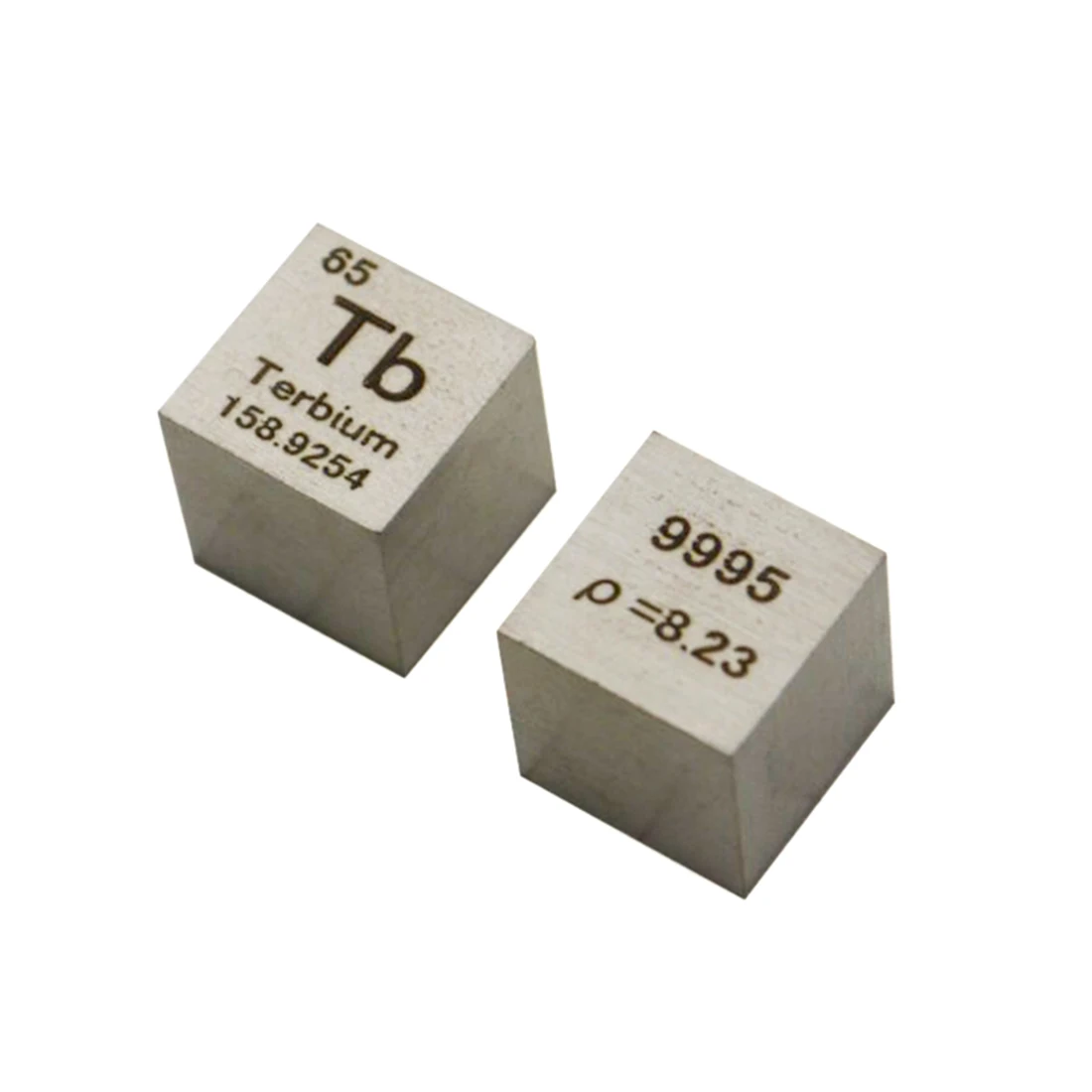 

Free shipping High Purity 99.95 Pure Terbium Tb Carved Element Periodic Table 10mm Cube