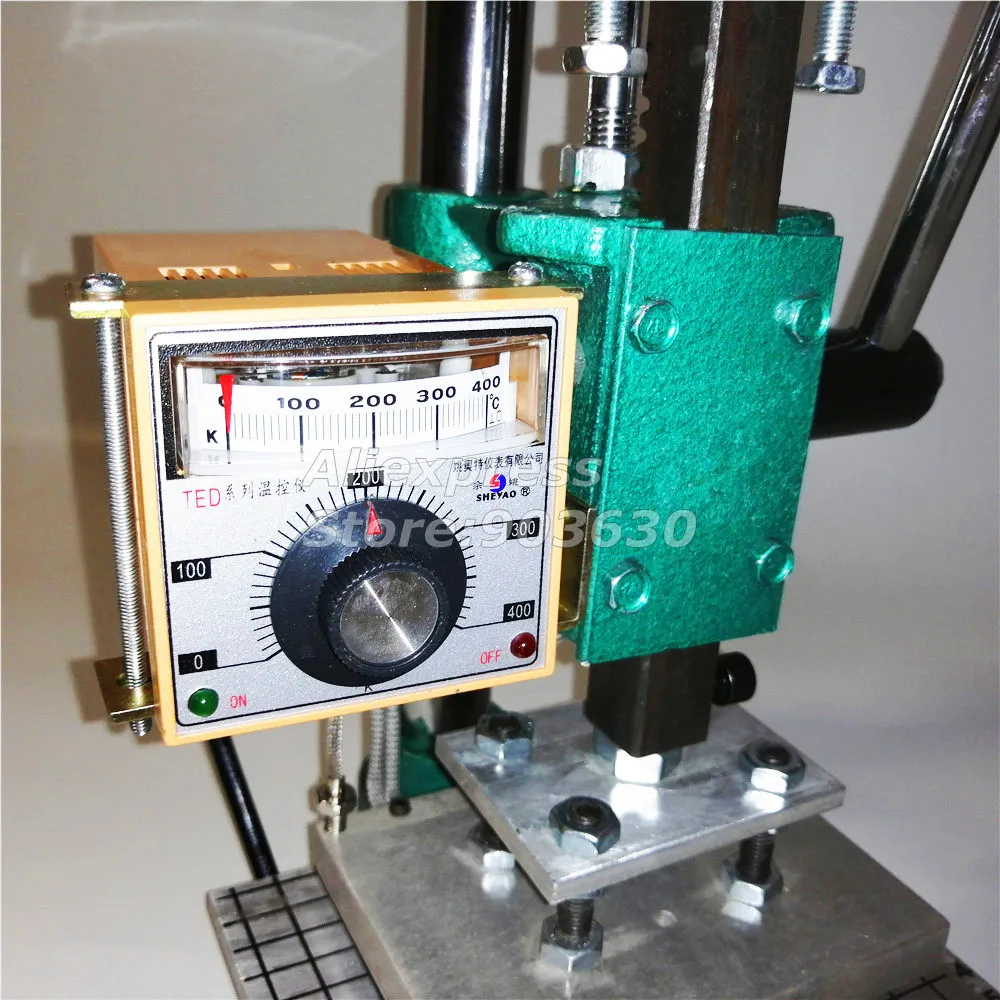 Ручная бронзовая машина для ПВХ карт кожи и бумаги|Эмбоссеры| |