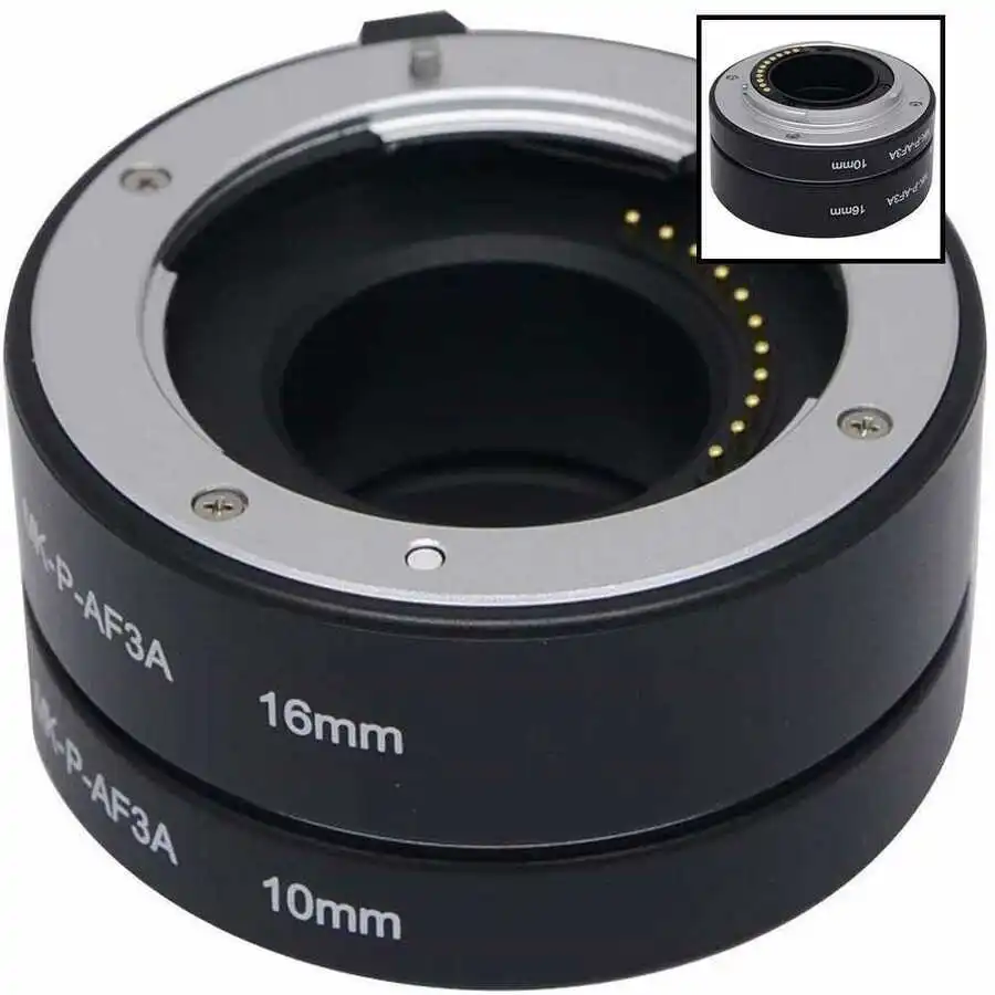 Meike P-AF3-A металлическая автоматическая фокусировка Макро Удлинитель для Panasonic |