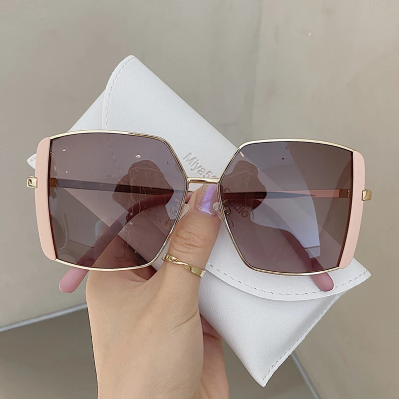 

Selfree Vintage Women's Sunglasses Men's Polarized Sun Glasses Oversizes Outdoor Driving Goggles Fashion Square Eye Glasses 2021