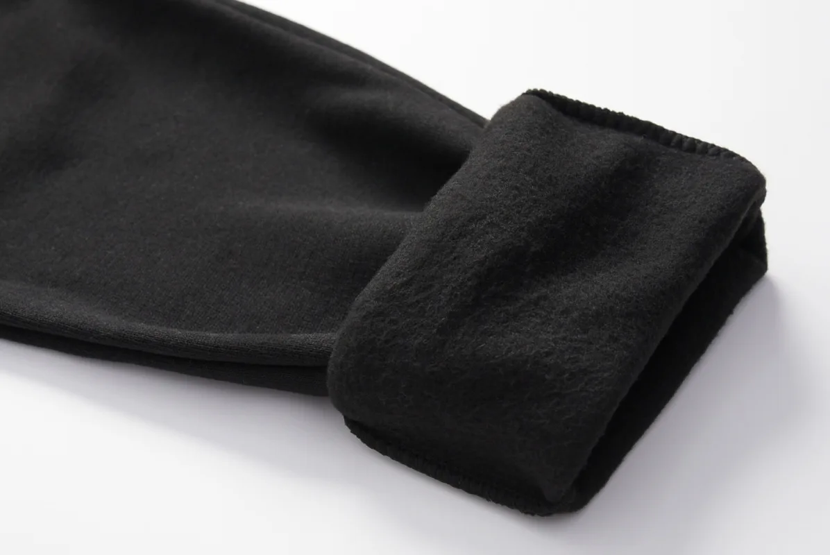 

Two Piece Set Tracksuit Women Autumn Winter New Black and White Matching Color Zipper Hoodie Suit Female