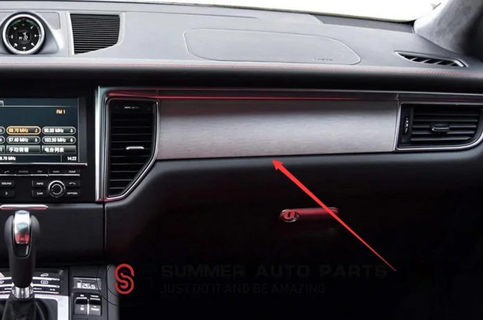 

Carbon fiber interior kit For Macan Carbon Fiber Center Console Cover Sticker Interior Car Accessories