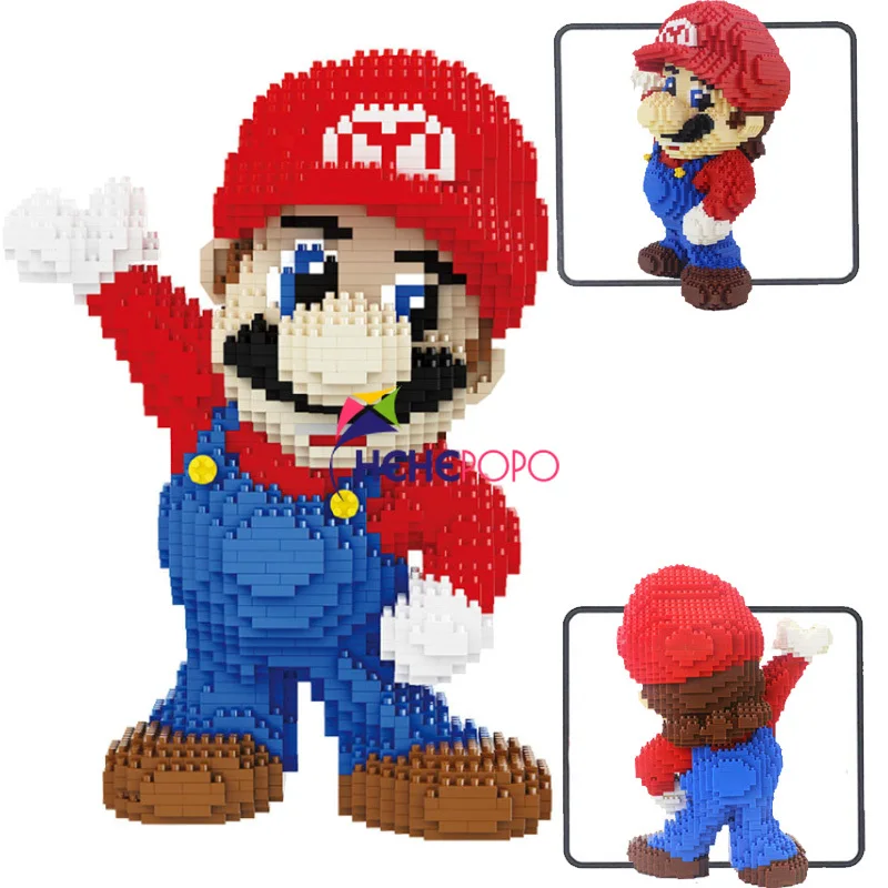 

maros Yoshi Mini Blocks Big Models All maros Design Blocks Anime DIY Micro Building Block Toys Auction Model Toy Kids Gifts