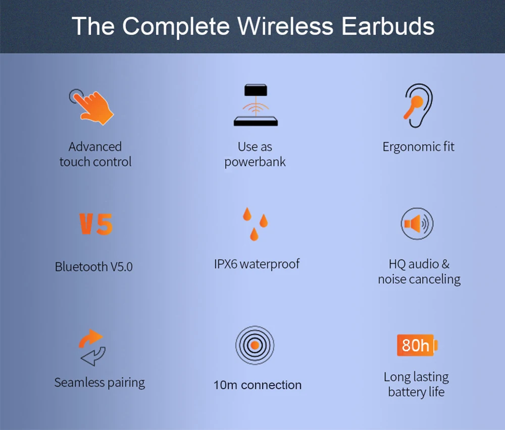 KUMI T3S 6D стерео bluetooth наушники цифровой дисплей Водонепроницаемый шумоподавляющий наушник для Android/iOS