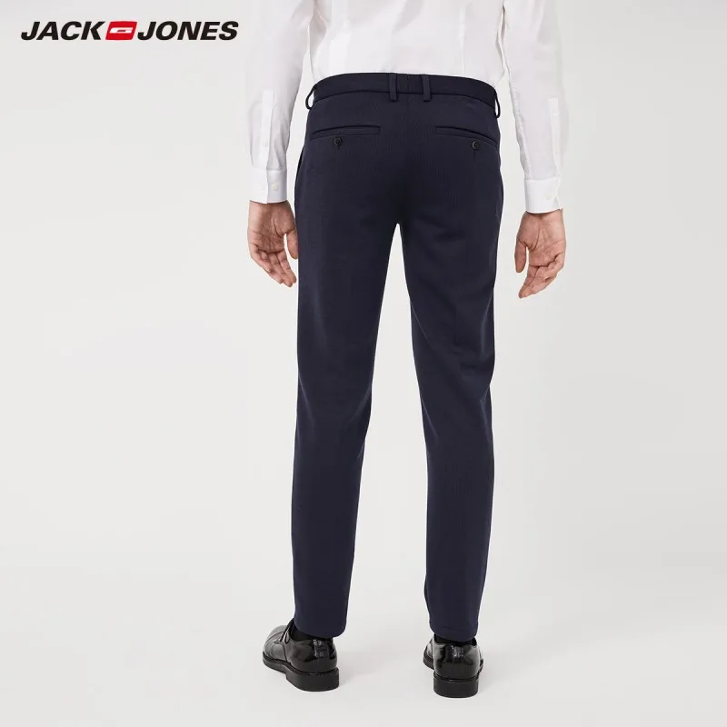 JackJones мужские Базовые деловые смарт повседневные облегающие брюки 219314563|Узкие