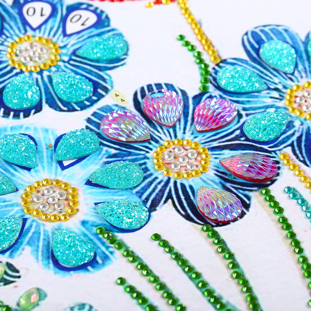 

DIY Special Shaped Diamond Painting Flower Bird Embroidery Craft Kit Cross Stitch Diamond Embroidery Mosaic Diamond Home Decor