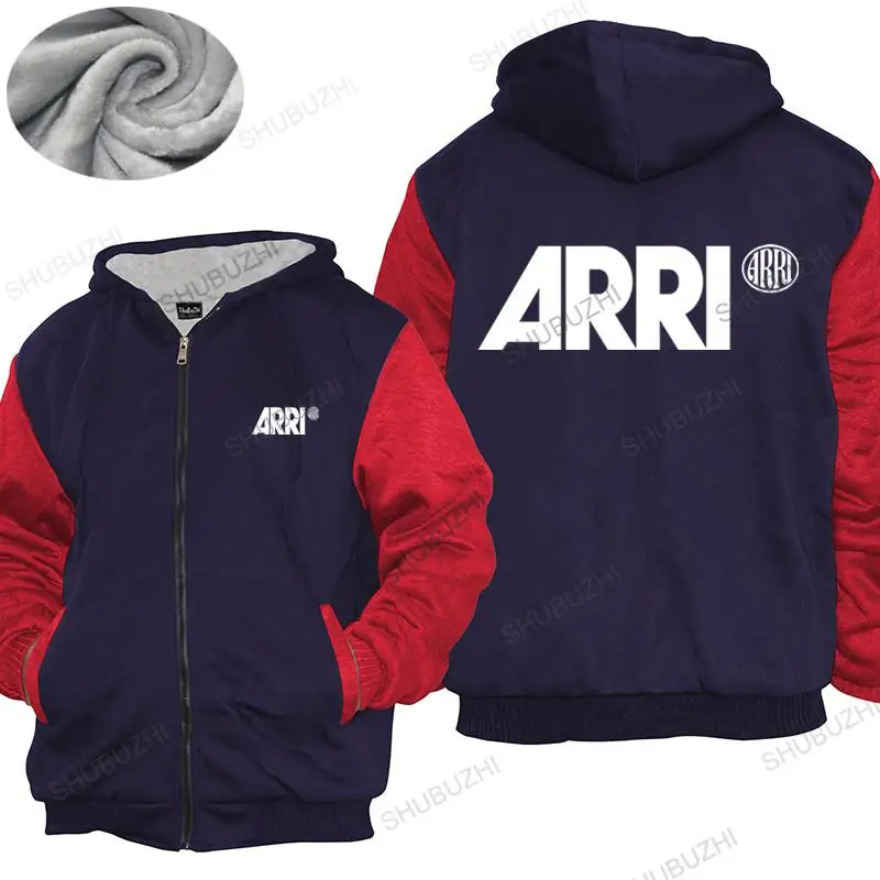 Мужская зимняя хлопковая теплая куртка свободные топы худи с логотипом ARRI Motion