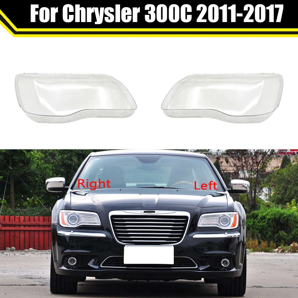 

Чехол для автомобильных фар, прозрачные абажуры, чехол для лампы, чехол для лампы, маски, крышки для фар, Стайлинг для Chrysler 300C 2011-2017