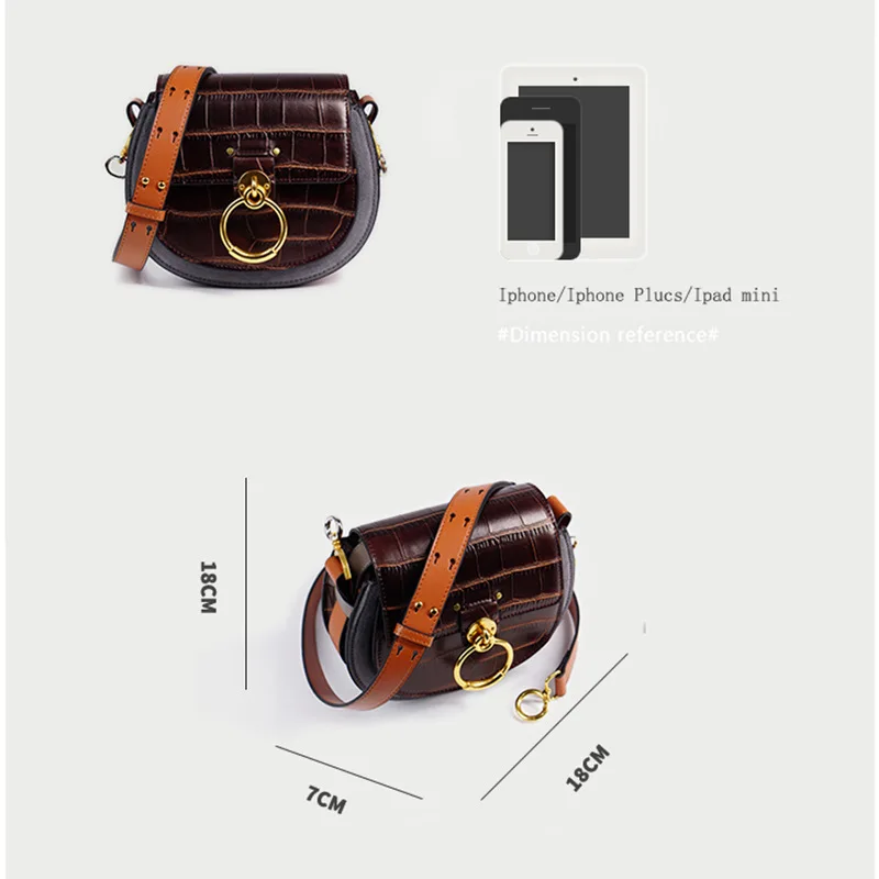 Новая сумка седло женская дизайнерская сумки известного бренда женские