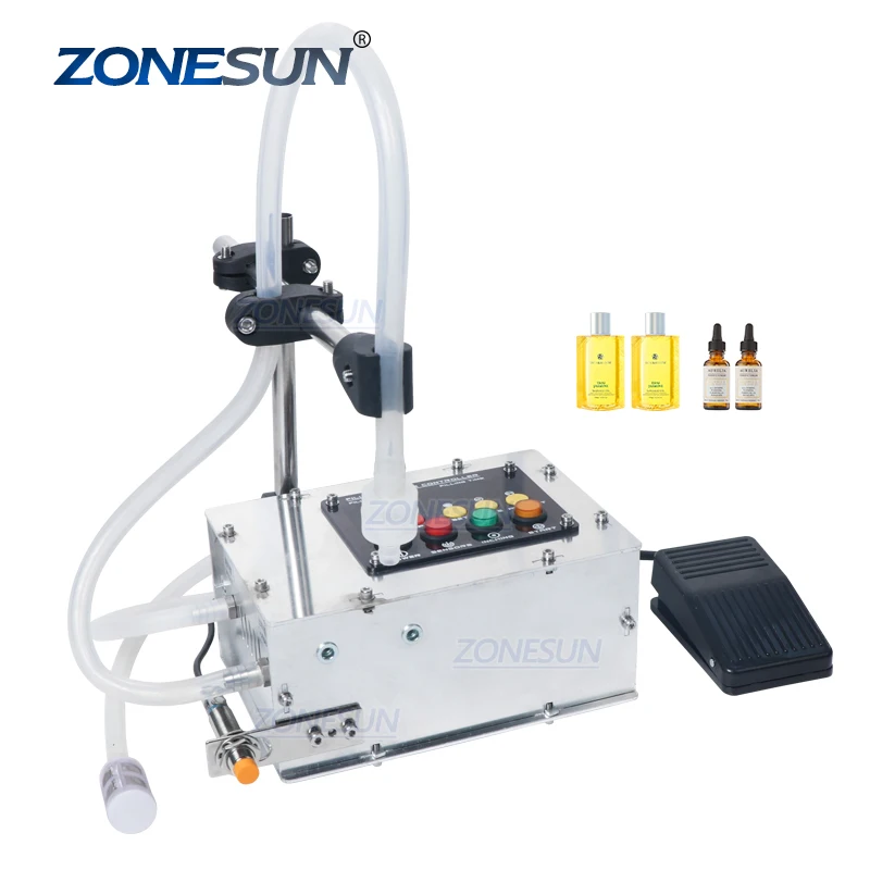 

Single Head Diaphragm Pump Semi Automatic Milk Juice Small Bottles Liquid Filling Machine