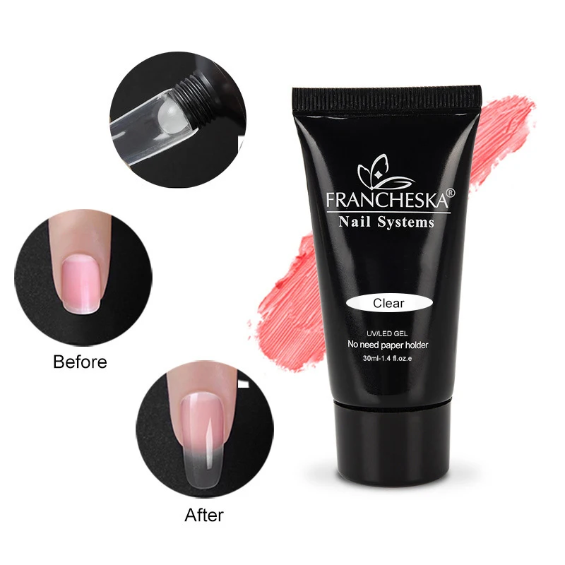 1 шт. 30 мл гели для ногтей желе строитель акриловый гель с камуфляжным принтом