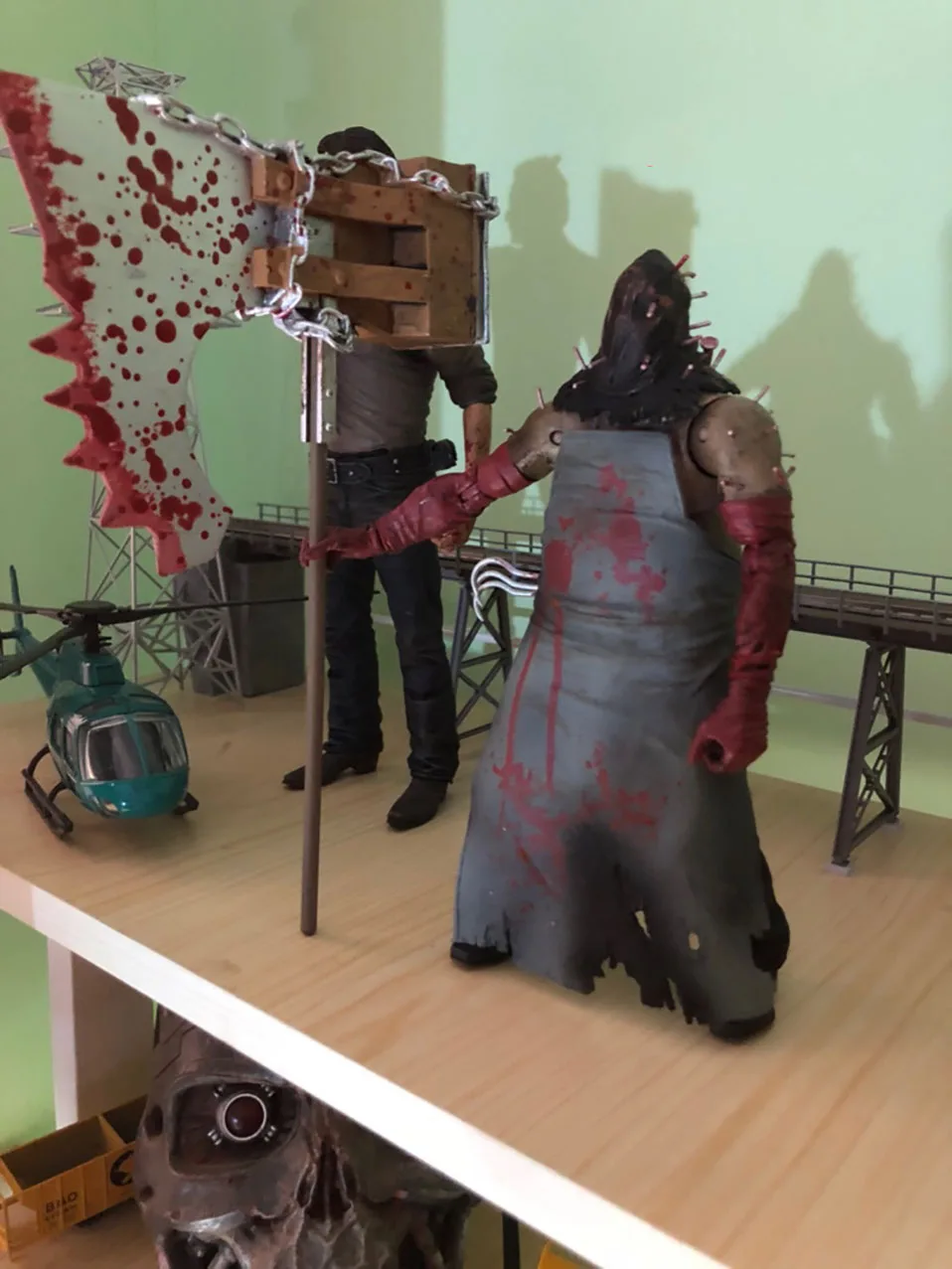 20 см NECA игра зомби Мясник ПВХ фигурка игрушки топор палач зомби Мясник фигурка украшения модель игрушки для ребенка подарок