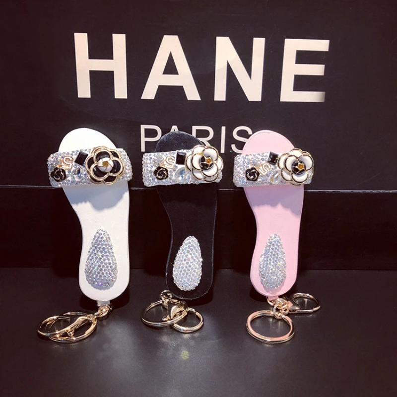 

Японский и корейский модный брелок с бриллиантами трехмерные кожаные подвески для сандалий и тапочек и сумок Креативные аксессуары