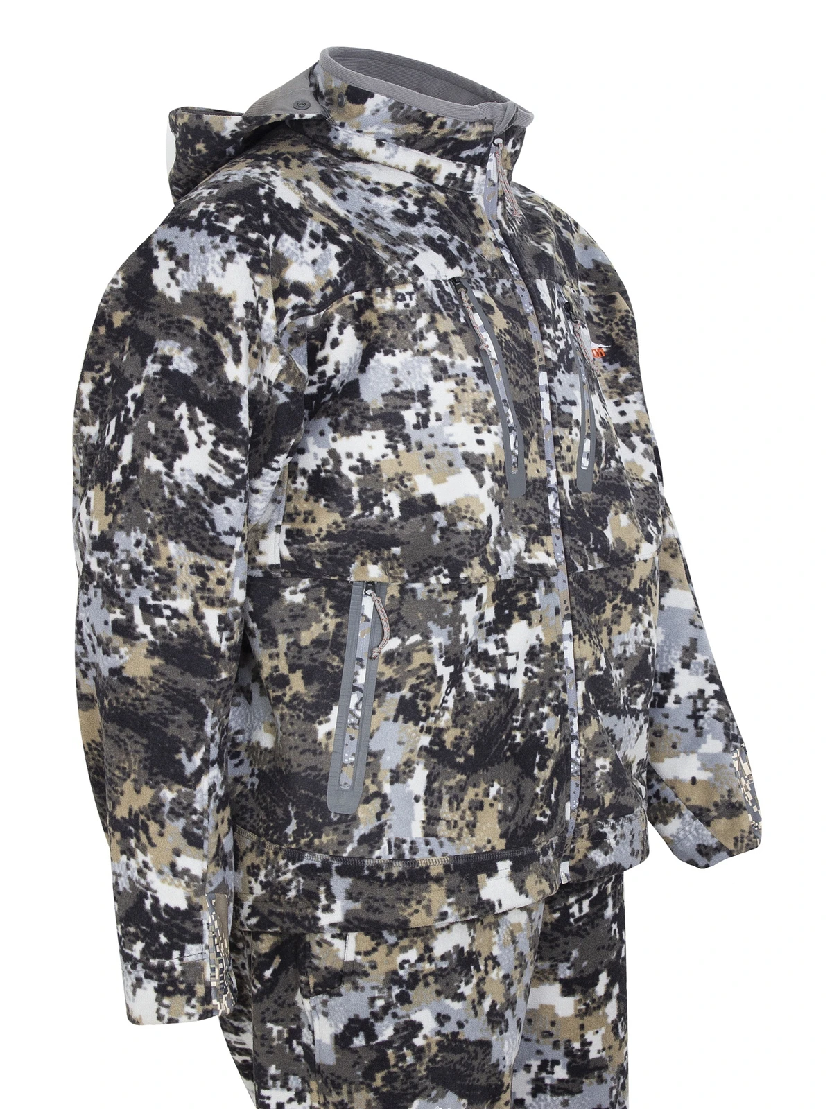 Новинка 2021 охотничий Камуфляжный костюм Sitex Джунгли флисовый бесшумный материал