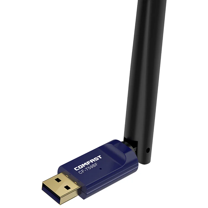 Comfast CF 759BF Wi Fi 5 ГГц 802.11ac BT 4 2 Бесплатный драйвер USB Wifi адаптер 650 Мбит/с Ethernet сетевой