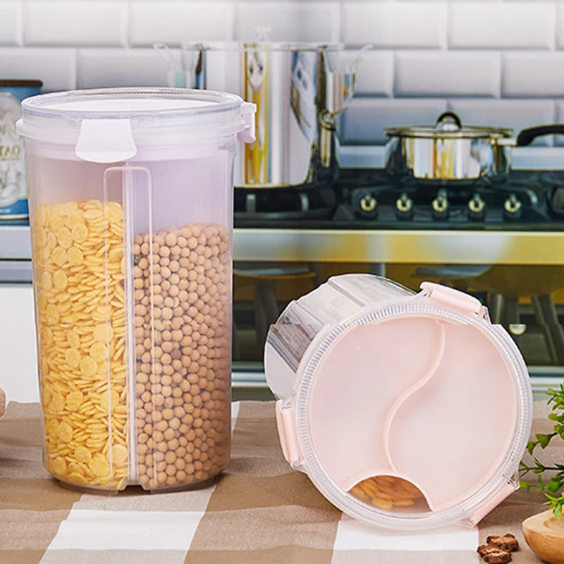 

Контейнер для хранения зерен с 4 герметичными решетками, двухсторонний Чехол-книжка, прозрачный контейнер для хранения семян TS2