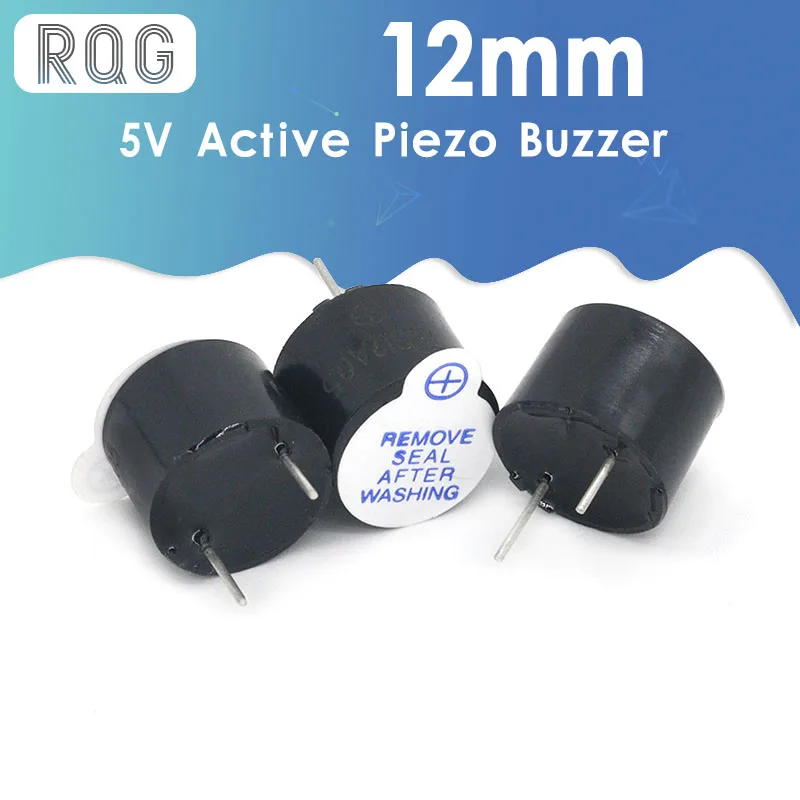

10PCS 5V Active Buzzer Magnetic Long Continous Beep Tone Alarm Ringer 12mm Active Piezo Buzzers Fit For Computers Printers
