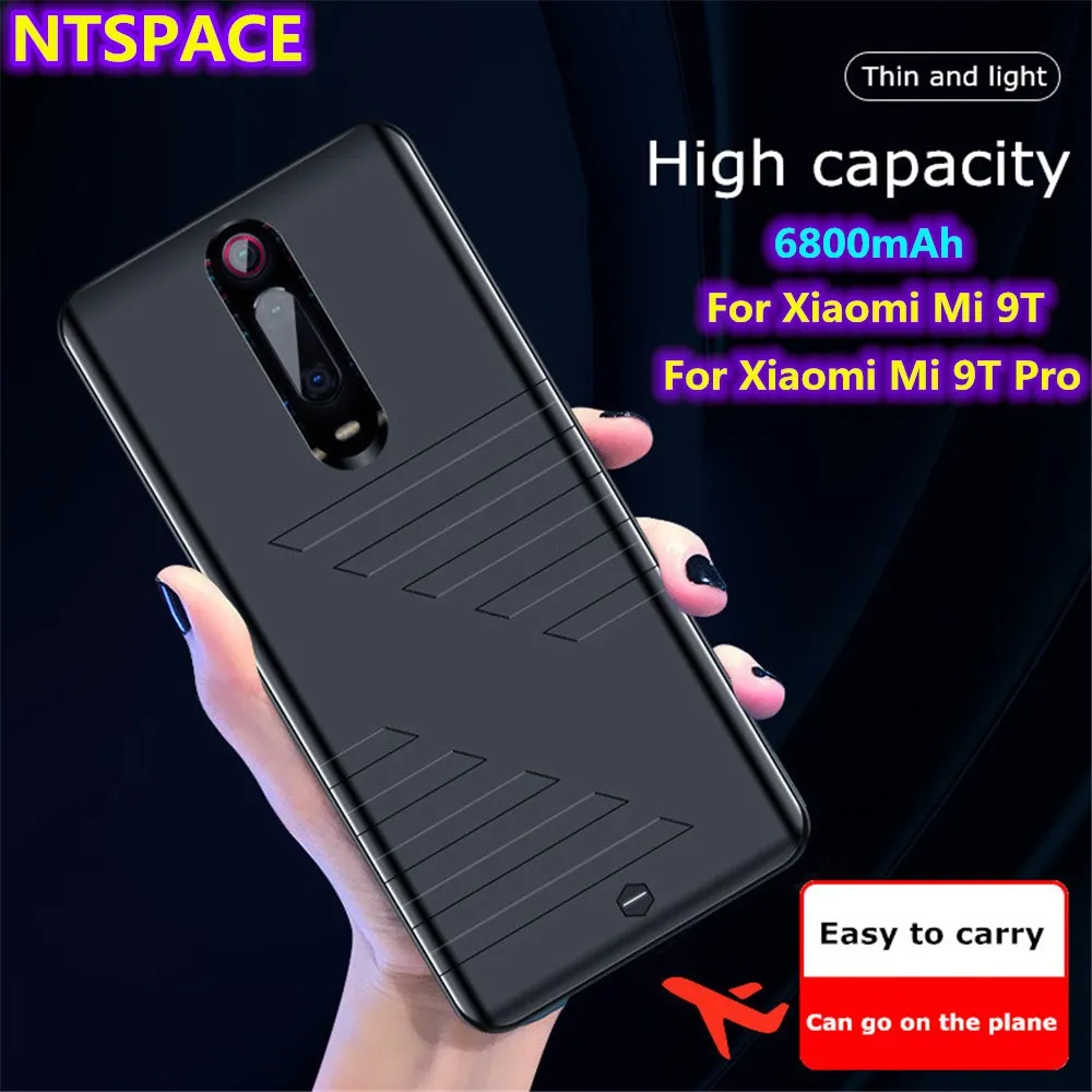 

Портативная батарея для телефона 6800 мАч, чехол для Xiaomi Mi 9T, внешний аккумулятор для Xiaomi Mi 9T Pro, резервная батарея, чехол для зарядки
