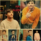 Винтажный постер из крафт-бумаги, известный британский певец Луис Томлинсон, фотонаклейка для искусства, декор для искусства