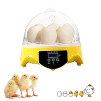 7 eggs mini automatic incubator turner brooder farm chick hatchery machine for quail chicken duck goose ac 110v 220v us uk