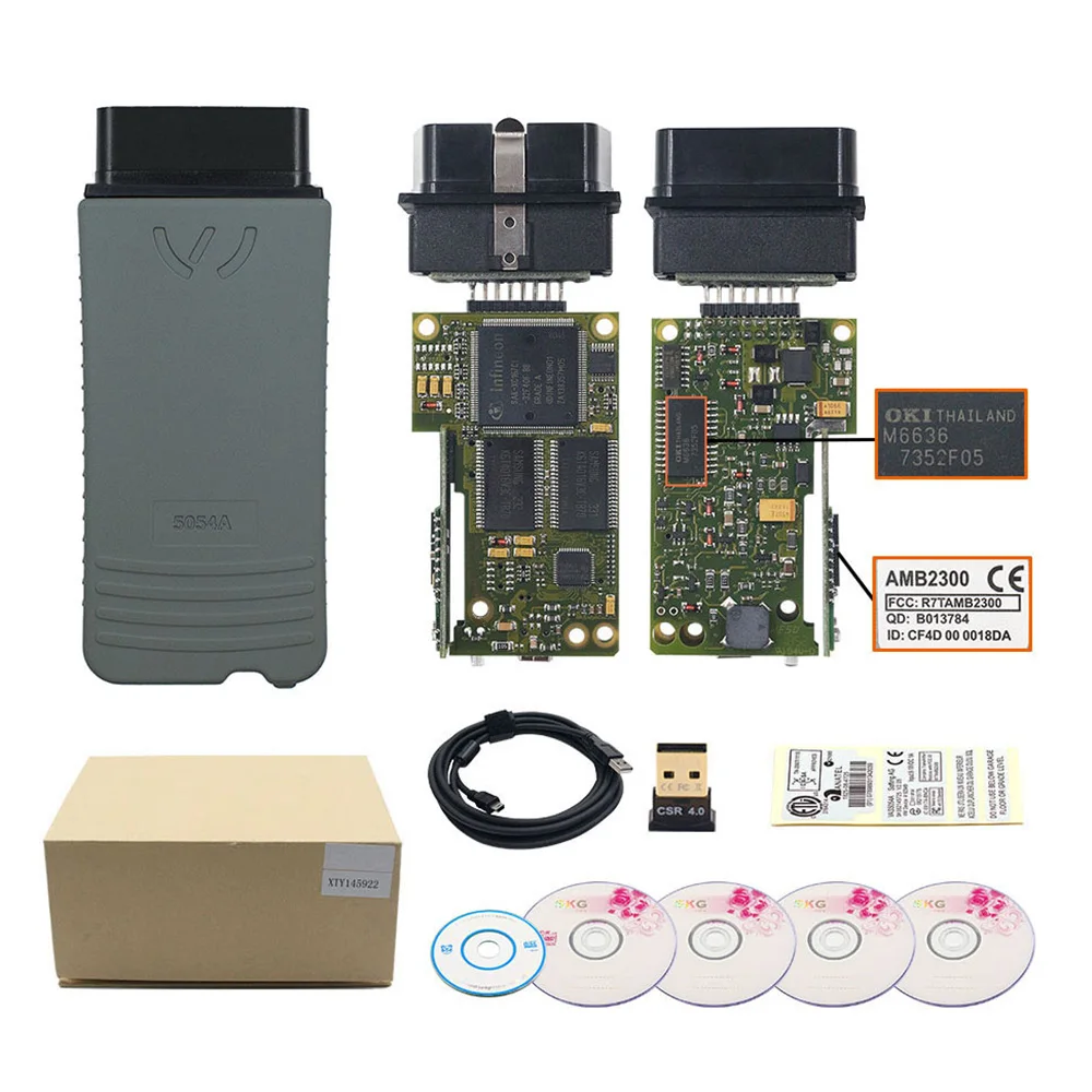 

Автомобильный диагностический инструмент VAS 5054A BM 2300, Bluetooth чип для VVw, диагностические инструменты, автомобильный диагностический сканер дв...