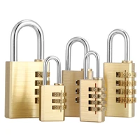 padlock security solid brass lock for gym digital locker travel luggage suitcase drawer password combination code lock hardware
