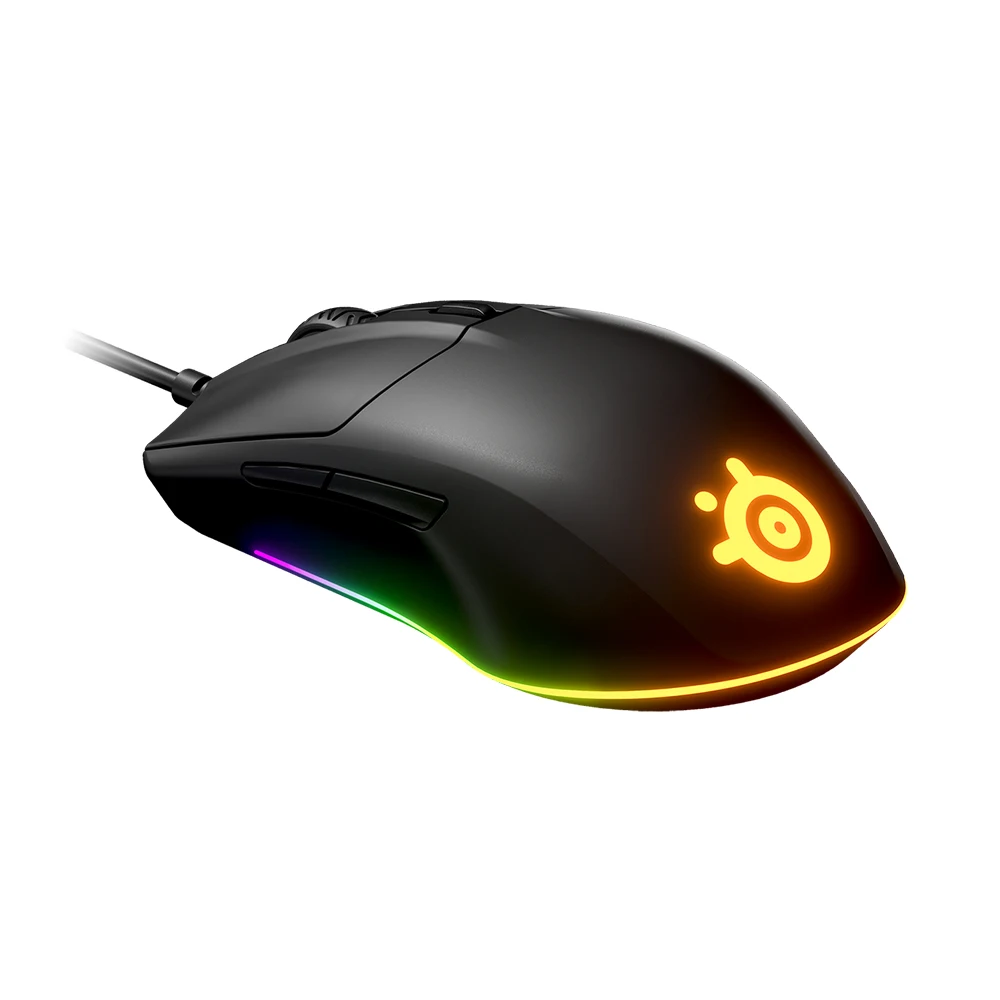 Новинка игровая мышь steelseries Rival 3 8500 ИК призма RGB световые эффекты легкая проводная