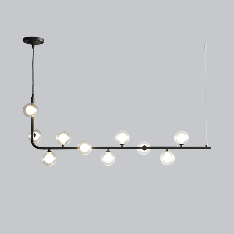 Скандинавская Люстра для кухни бара стола длинная люстра французская