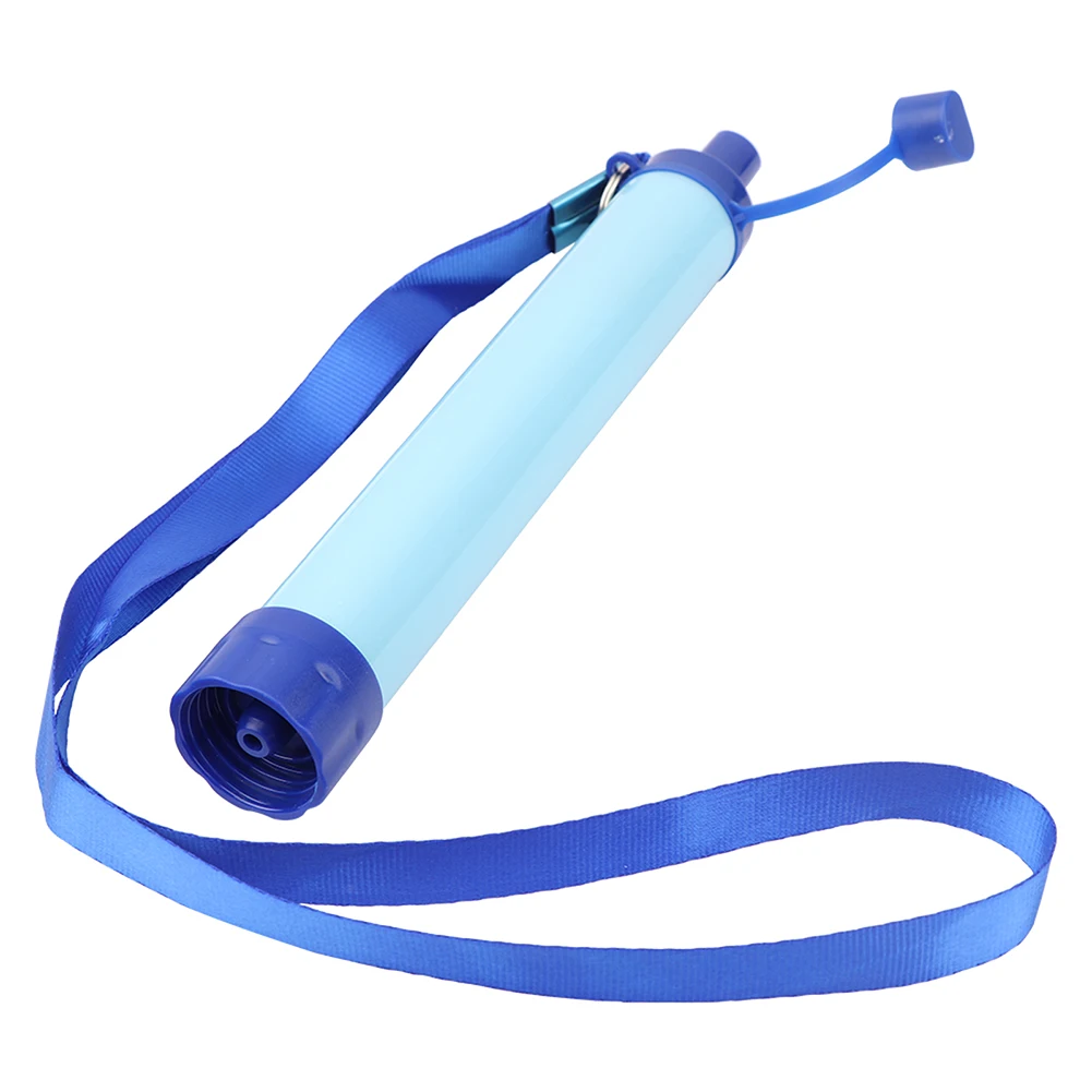 Water Filter Travel Purifier Emergency Hiking Portable Outdoor Camping Drinking With Lanyard Filtration Straw Survival Gear | Инструменты