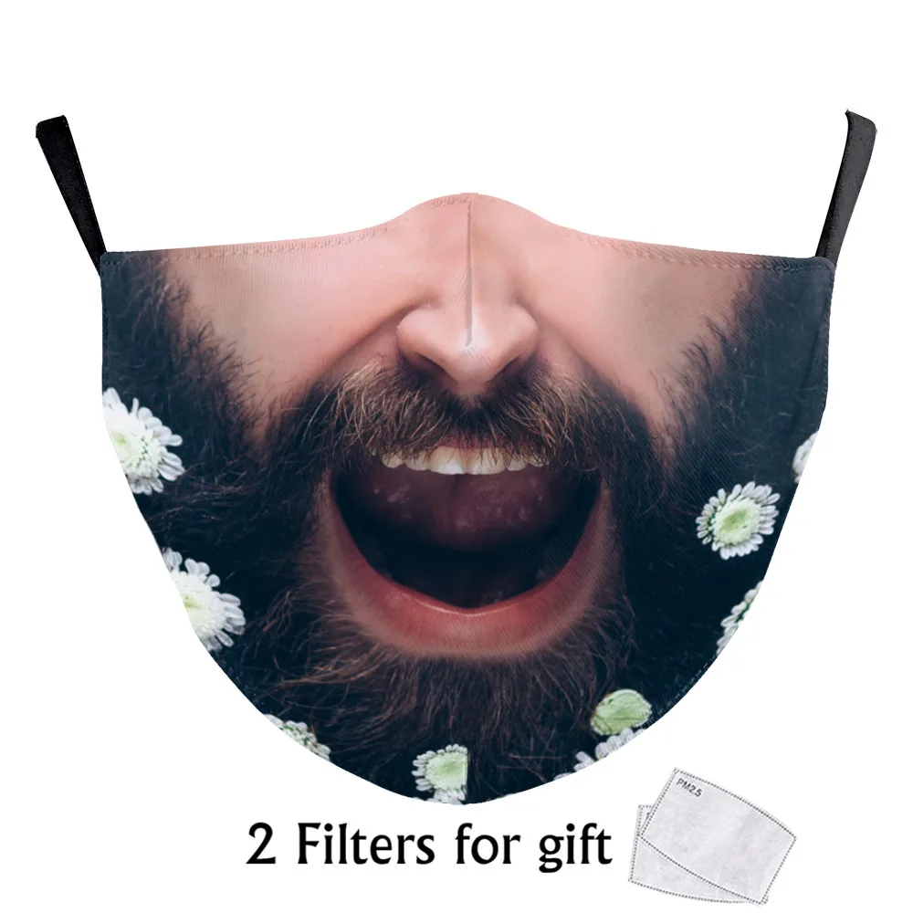 

Забавный принт маски дышащей многоразовые для рождественской вечеринки крышки рта модные уличные унисекс для взрослых и детей смываемая м...