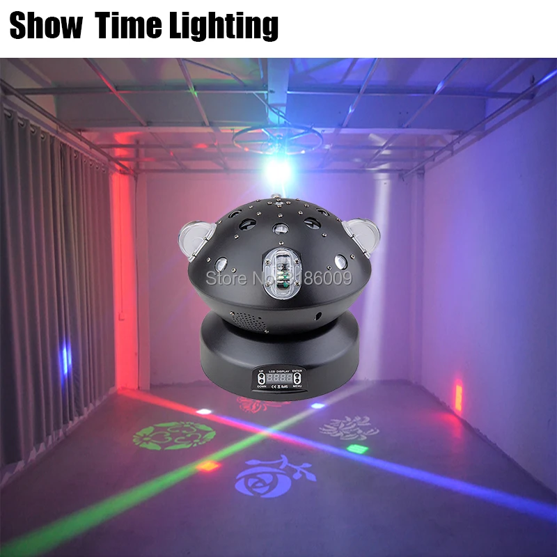 

Powerful Beam Point Laser Pattern 4 IN 1 Dj Led Moving Head Light Unlimited Rotate Good Use For Home Party Disco KTV Christmas