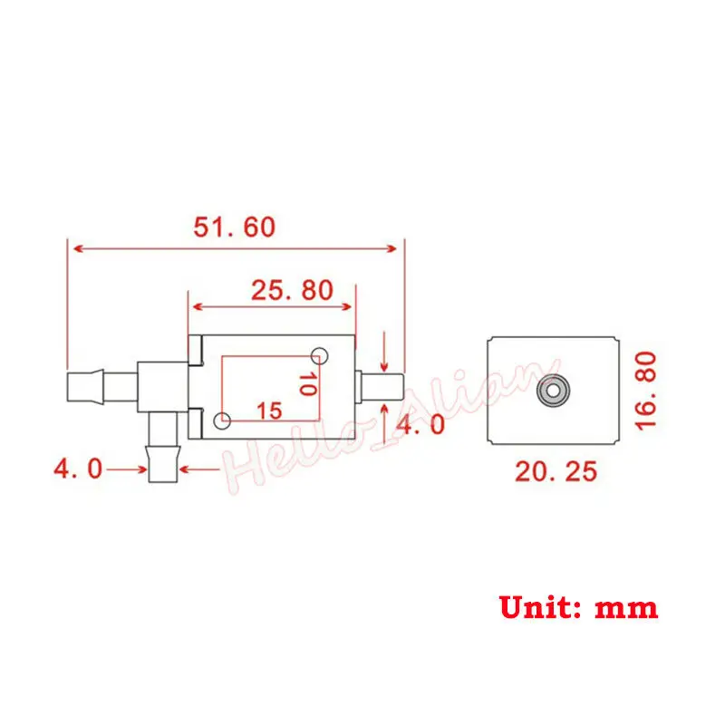 DC 6V/12V/24V Two-position Three-way Micro Mini Electric Solenoid Valve Gas Air Flow Control | Обустройство дома