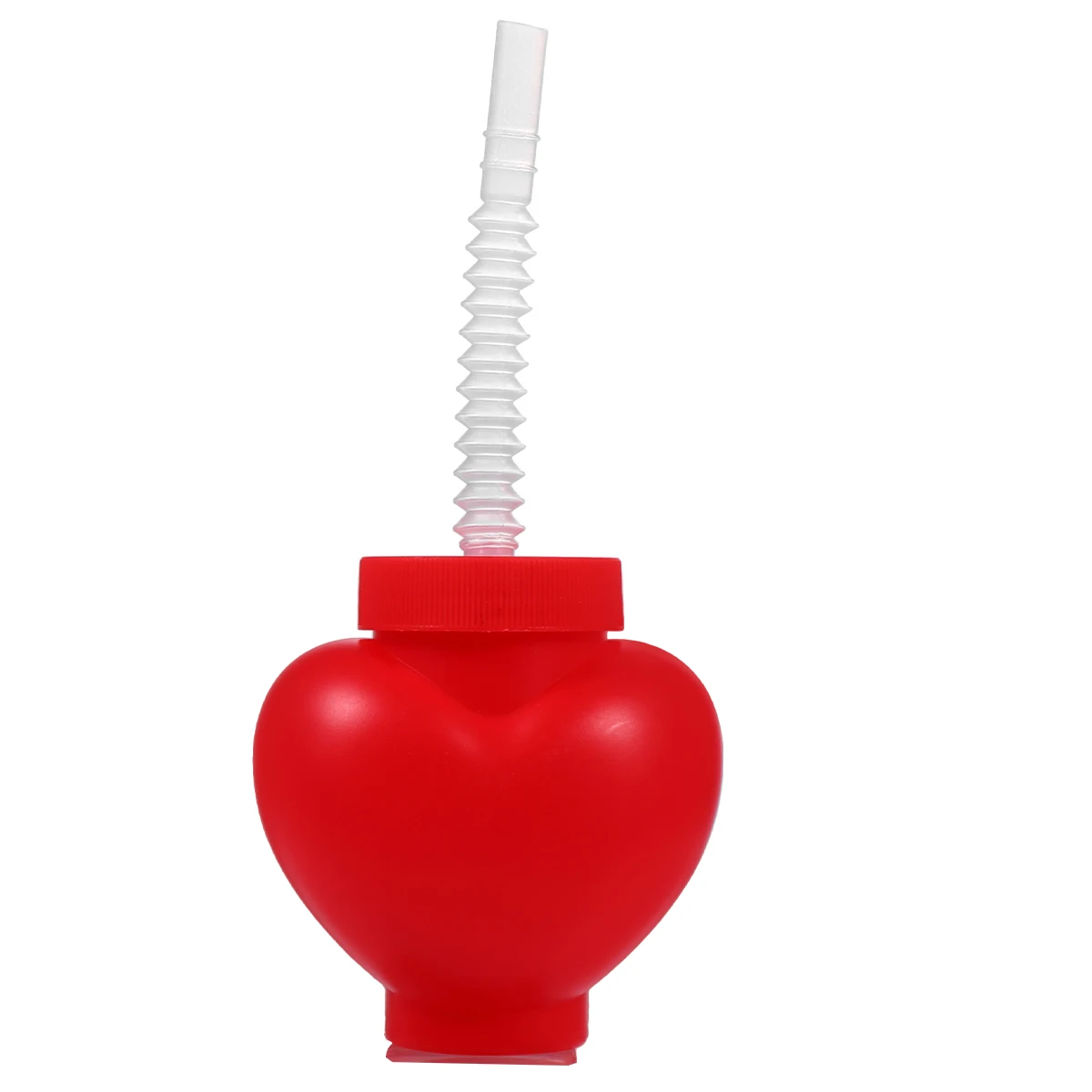 1 шт. забавная бутылка для Хэллоуина с соломенной чашкой сердца прочная легкая