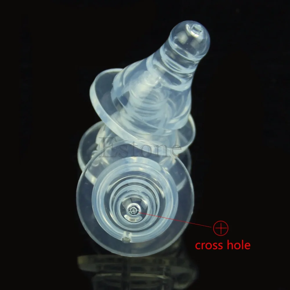 1 шт. силиконовые стандартные мягкие соски для шеи с перекрестными отверстиями