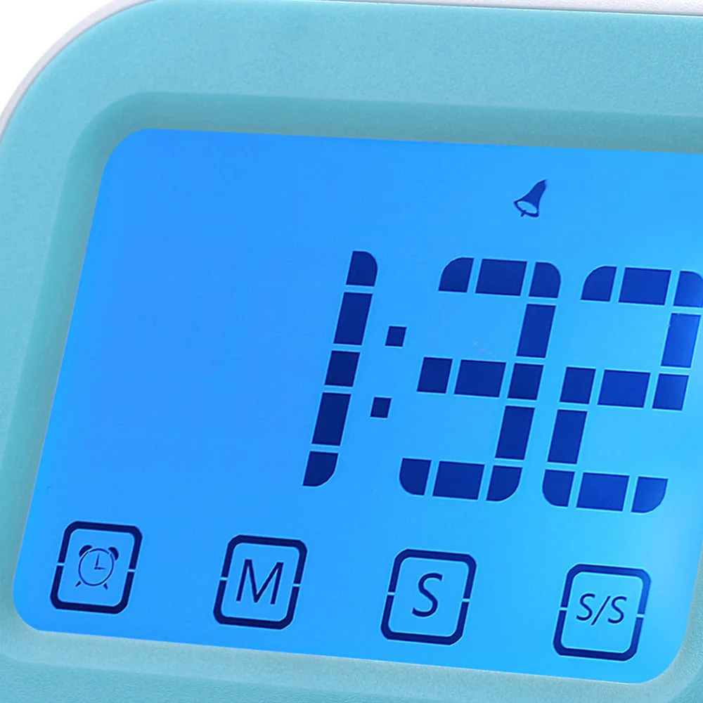 Полезный цифровой таймер Портативный будильник креативный сенсорный экран часы