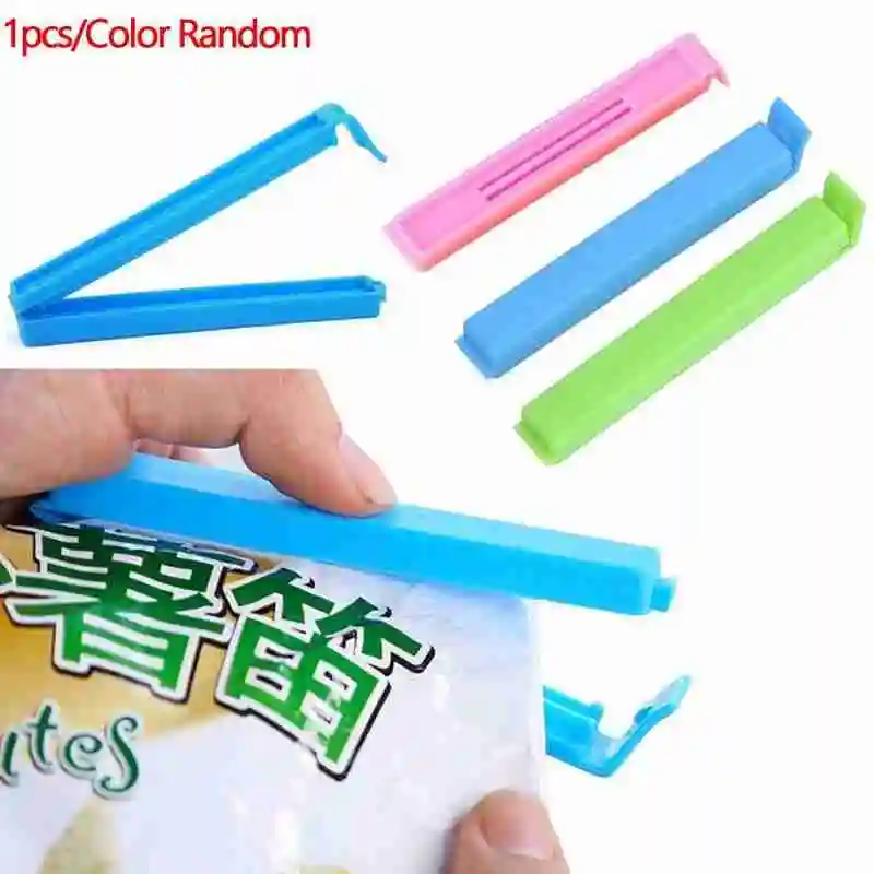 1 шт. кухня для хранения еды заедк зажимы Портативный уплотнения мешок с клипами