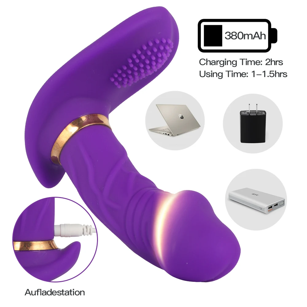 Носимый фаллоимитатор вибратор для женщин мощный трусики беспроводной пульт