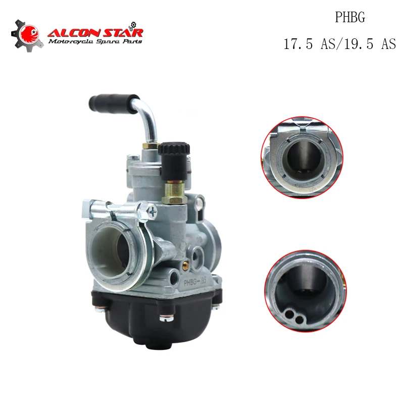 

Alconstar Motorcycle PHBG Carburetor For 50-100cc Engine 4T 17.5mm 19.5mm racing motor PHBG17.5 AS PHBG19.5 AS Dellorto Model