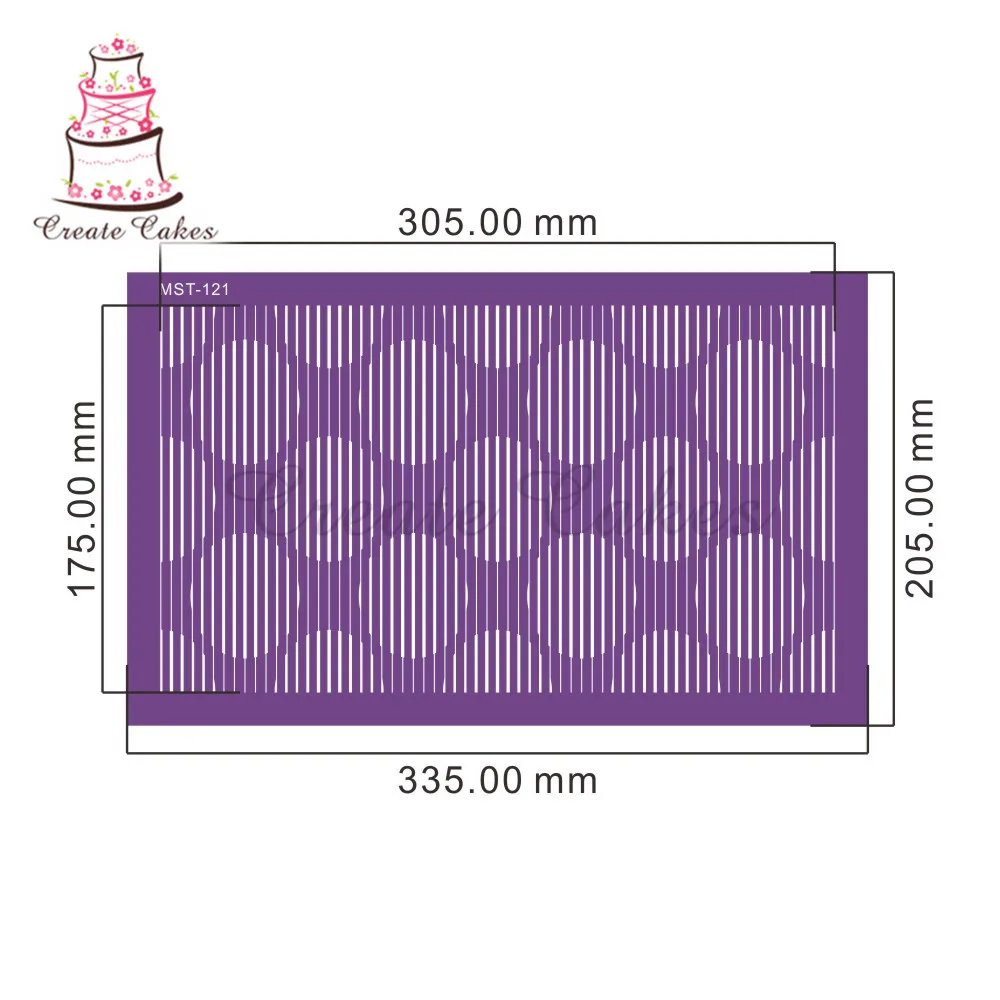 

New Hollow Cake Stencil Stripes Mesh Stencils For Wedding Cake Border Stencils Fondant Mould Cake Decorating Tool Cake Mold