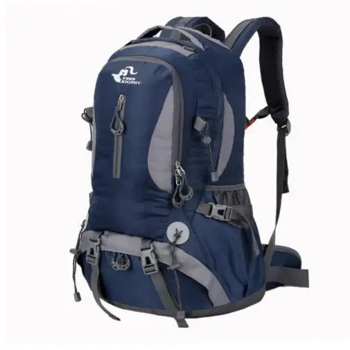 Deep Blue Открытый водонепроницаемый 40L походный рюкзак большой емкости для мужчин и женщин для верховой езды альпинизма спортивная сумка для путешествий прочный рюкзак из нейлона унисекс - Цвет: Deep Blue