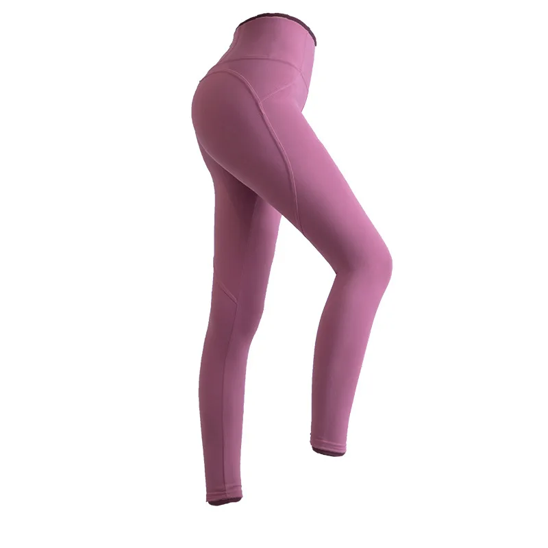 

High waist abdominal sports tights gym training stretch fitness pants running beautiful buttocks yoga pants