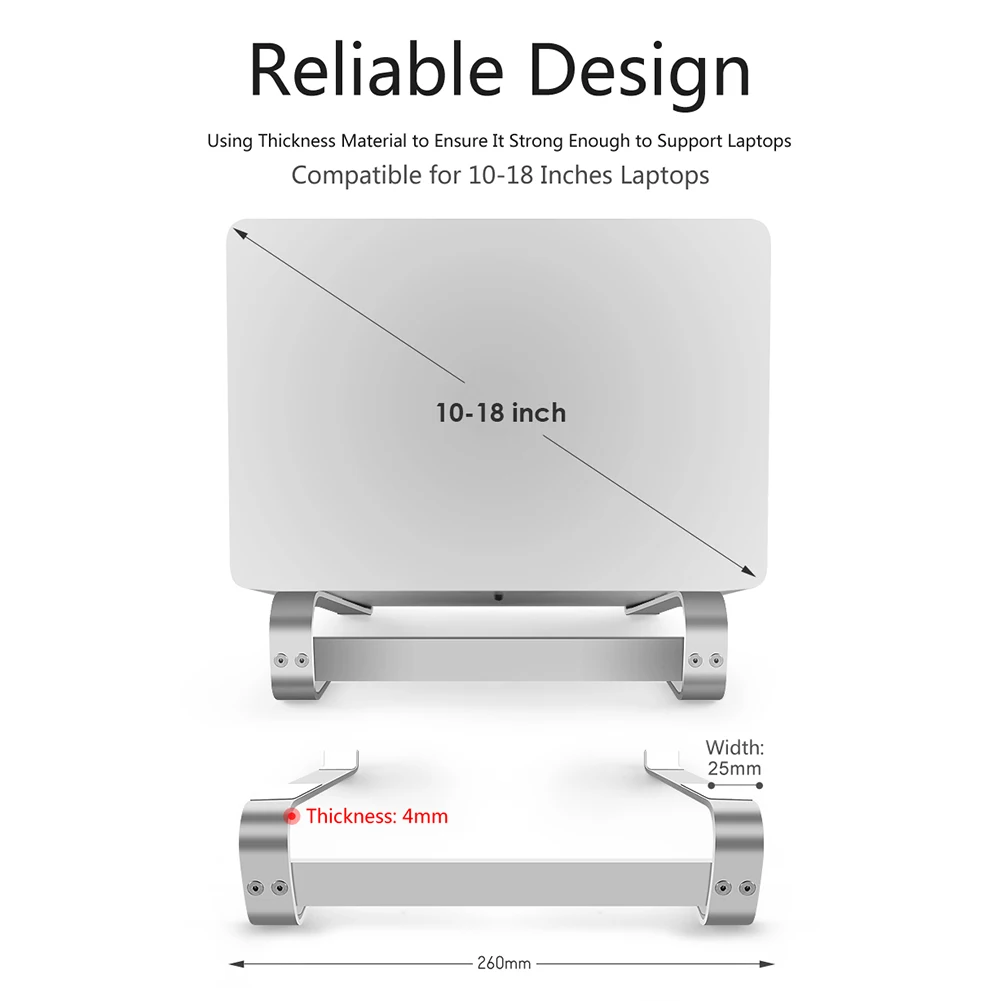 Подставка для ноутбука из алюминиевого сплава держатель аксессуары ноутбуков