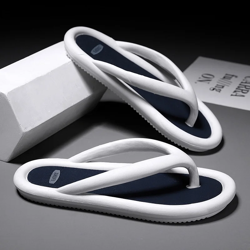 

Men Summer Flip Flops Beach Sandals Anti-slip Casual Flat Shoes High Quality Slippers Zapatos Chanclas De Hombre Chaussure Homme