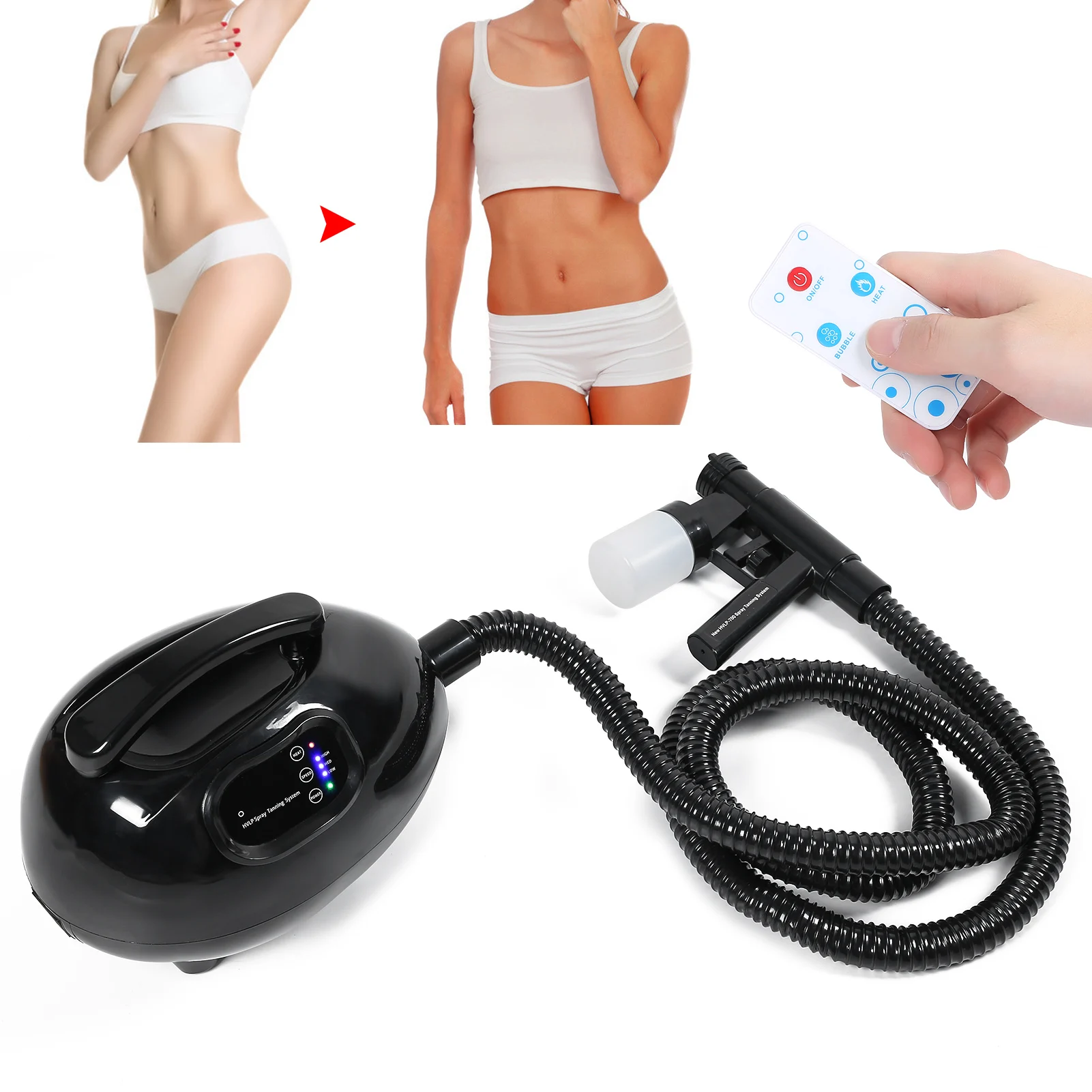 

Bronze Tan Spray Machine Portable Household Professional Electric Spray Tan Airbrush Machine Salon Beauty Sprayer Air Brushes