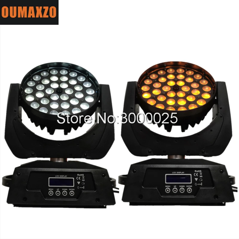 Светодиодный сценический светильник RGBAW 2 шт./лот зум 5 в 1 светодиодный с