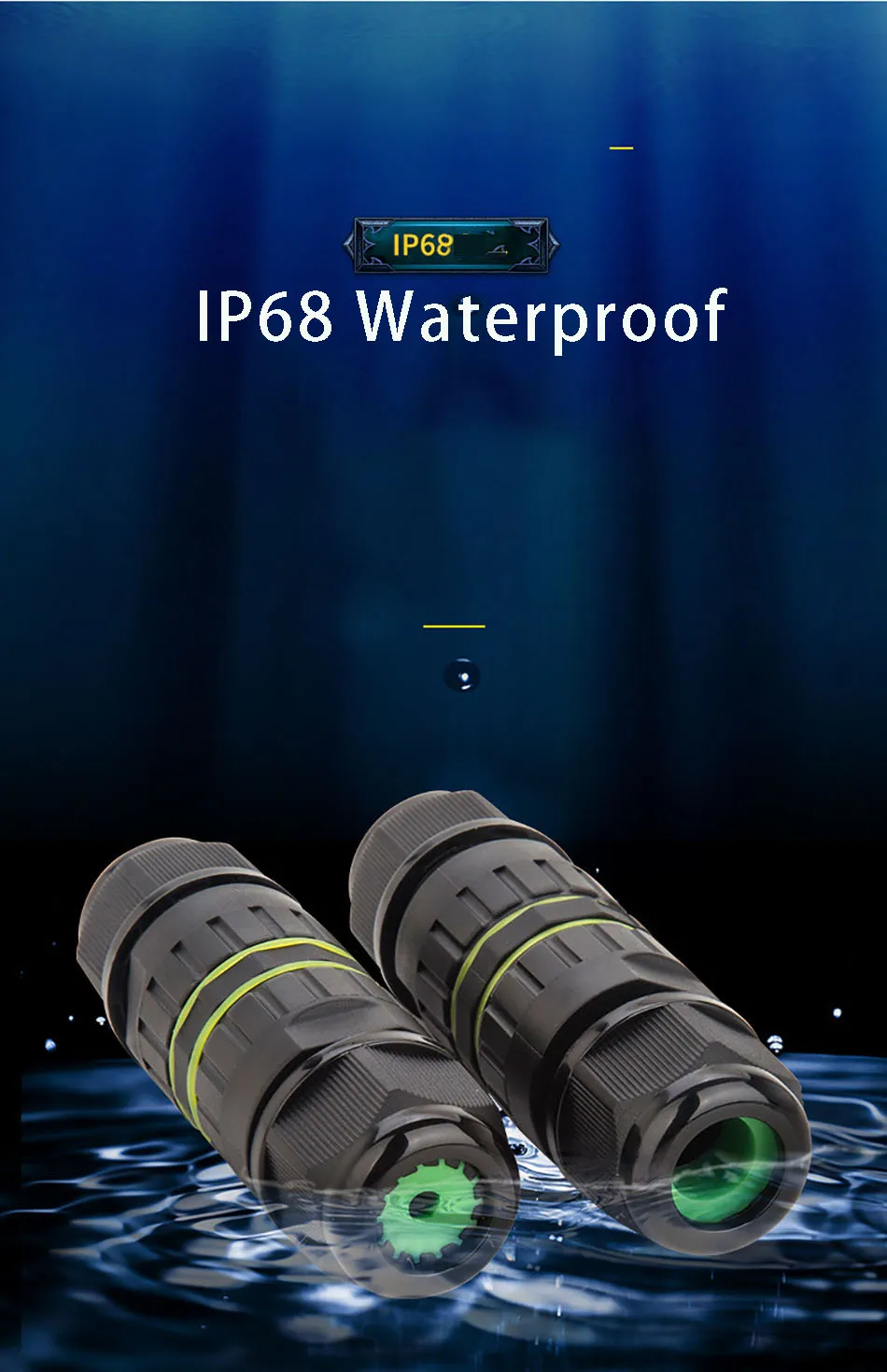 1 шт. M16 IP68 Кабельный соединитель 3pin 2pin 3,5-10,2 мм AC DC 450 в 15A электрические водонепроницаемые соединители герметичные Retardant распределительная коробка