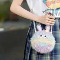 susans family crochet diy soft little monster metal opening bag crochet bags cute handmade gift materials package