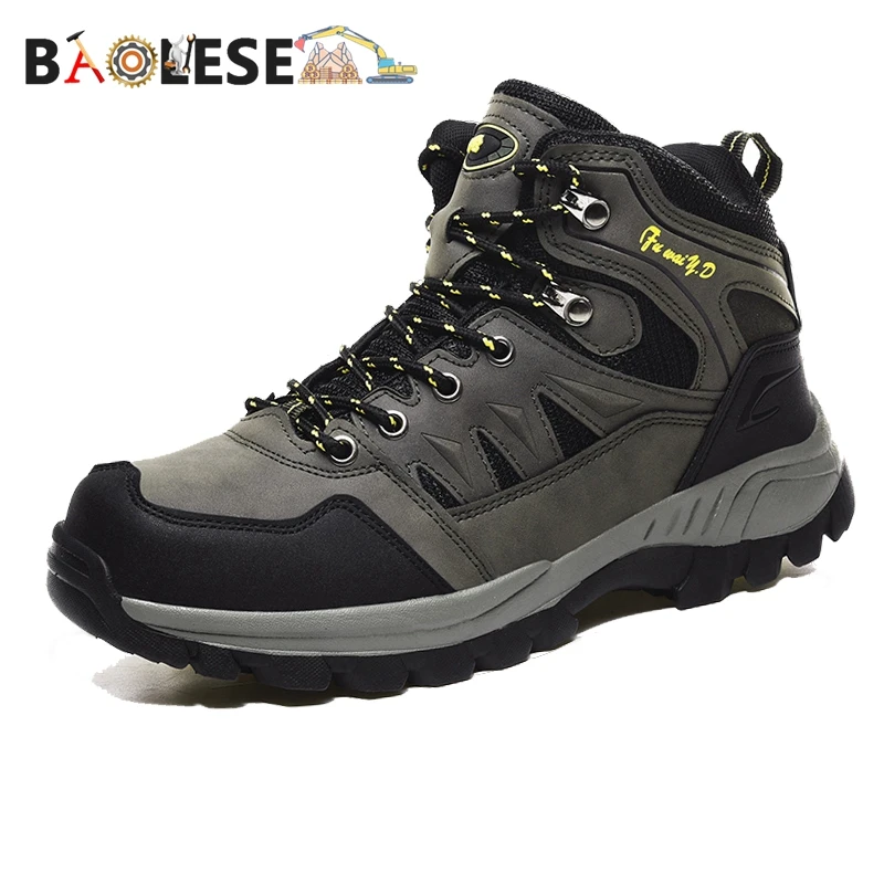 Мужские зимние ботинки BAOLESEM мужские ботильоны походная обувь нескользящие