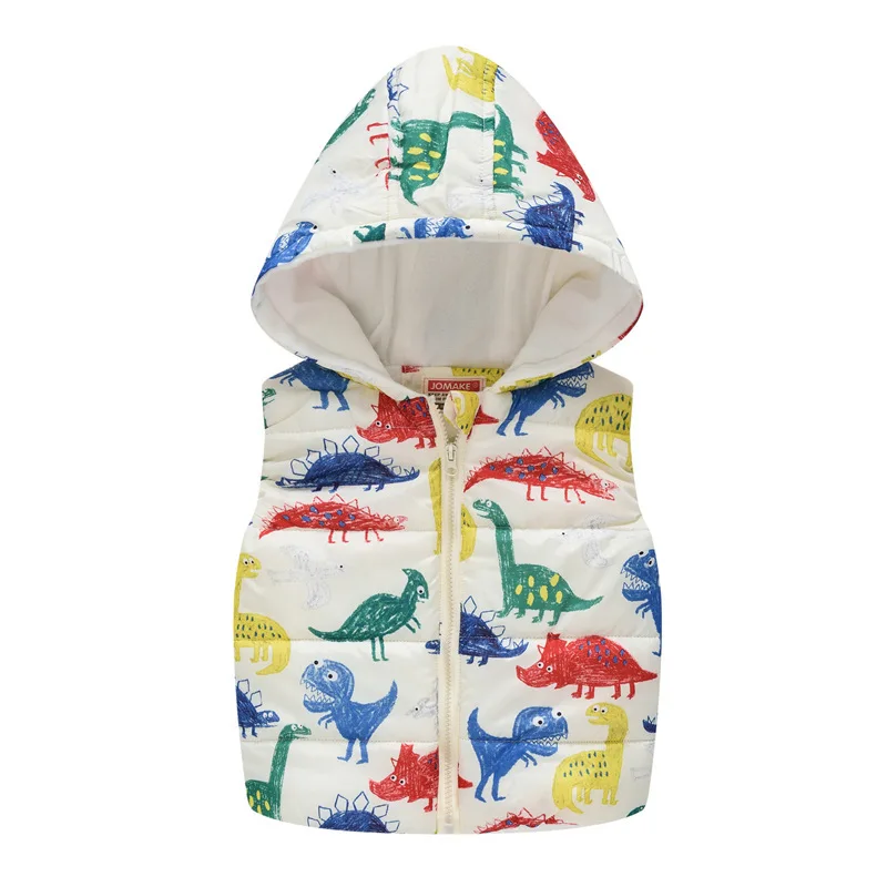 Жилет для мальчиков и девочек 1 6 лет однотонный мягкий теплый жилет с рисунком